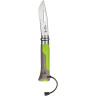 Набор-дисплей OPINEL, 14 ножей №8 OUTDOOR EARTH из нержав стали, 7 красных + 7 зеленых 001840