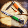 Набор-дисплей OPINEL, 8 ножей №12 EXPLORE из нержав стали, 4 зеленых + 4 оранжевых 001975