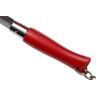 Нож-брелок OPINEL №4, нержавеющая сталь, красный, 002055