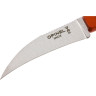 Нож для чистки овощей OPINEL №114, деревянная рукоять, нержавеющая сталь, красный, блистер, 001926