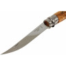 Нож филейный OPINEL №10, нержавеющая сталь, рукоять оливковое дерев, чехол, деревянный футляр 001090