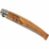 Нож филейный OPINEL №10, нержавеющая сталь, рукоять оливковое дерев, чехол, деревянный футляр 001090