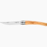 Нож филейный OPINEL №10, нержавеющая сталь, рукоять оливковое дерево