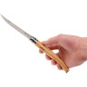 Нож филейный OPINEL №15, нержавеющая сталь, рукоять из дерева бука 000519