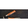 Нож OPINEL №10, углеродистая сталь, рукоять из дерева бука, блистер 000403