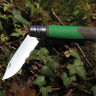 Нож OPINEL №12 EXPLORETICK REMOVER, зеленый