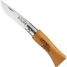 Нож OPINEL №2 углеродистая сталь, рукоять из дерева бука 111020