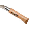Нож OPINEL №4, нержавеющая сталь, рукоять из бука 121040