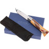 Нож OPINEL №6 CHAPERON, рукоять африканское дерево, футляр 001400
