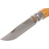 Нож OPINEL №6, нержавеющая сталь, рукоять из оливкового дерева в картонной коробке 002023