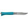 Нож OPINEL №6 TREKKING, нержавеющая сталь, бирюзовый 002200
