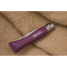 Нож Opinel №7, нержавеющая сталь, фиолетовая рукоятка