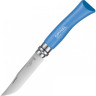 Нож OPINEL №7, нержавеющая сталь, синий, блистер 001606