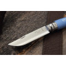 Нож OPINEL №7 TREKKING, нержавеющая сталь, кожаный темляк, синий 001441