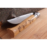 Нож OPINEL №8 ANIMALIA, нержавеющая сталь, рукоять дуб, гравировка серна 001621