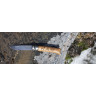 Нож OPINEL №8 ANIMALIA, нержавеющая сталь, рукоять дуб, гравировка собака 001622