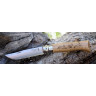 Нож OPINEL №8 ANIMALIA, нержавеющая сталь, рукоять дуб, гравировка заяц 001623