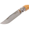 Нож OPINEL №8, нержавеющая сталь, дубовая рукоять в картонной коробке 002021