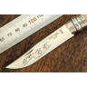 Нож OPINEL №8, нержавеющая сталь, рукоять дуб, гравировка велосипедист 001790