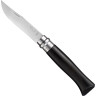 Нож OPINEL №8, нержавеющая сталь, рукоять эбеновое дерево, подарочная упаковка 001352