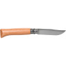 Нож OPINEL №8, нержавеющая сталь, рукоять из бука, чехол, картонная коробка 001089