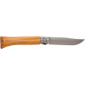 Нож OPINEL №8, нержавеющая сталь, рукоять из оливкового дерева в картонной коробке 002020