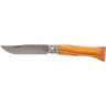 Нож OPINEL №8, нержавеющая сталь, рукоять из оливкового дерева в картонной коробке 002020