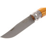 Нож OPINEL №8, нержавеющая сталь, рукоять из оливкового дерева в картонной коробке 002020