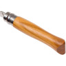 Нож OPINEL №8, нержавеющая сталь, рукоять из оливкового дерева в картонной коробке 002020