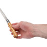 Нож OPINEL №8, нержавеющая сталь, рукоять оливковое дерево, деревянный футляр, чехол 001004