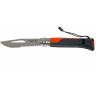 Нож OPINEL №8 OUTDOOR EARTH, оранжевый 001577