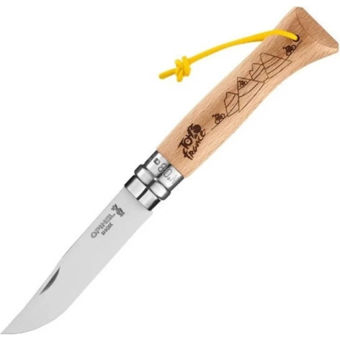 Нож OPINEL №8, TOUR DE FRANCE - ENGRAVED 2021