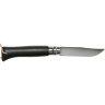 Нож OPINEL №8 TREKKING, нержавеющая сталь, черный 002211
