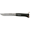 Нож OPINEL №8 TREKKING, нержавеющая сталь, черный 002211