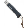 Нож OPINEL №8 TREKKING, нержавеющая сталь, кожаный темляк, серый 001706
