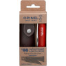 Нож OPINEL №8 TREKKING, нержавеющая сталь, красный, с чехлом 001890