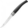 Нож OPINEL SLIM №10, нержавеющая сталь, рукоять из мозамбикского эбенового дерева 002016