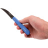 Нож для чистки овощей OPINEL №114, деревянная рукоять, нержавеющая сталь, синий, блистер, 001927