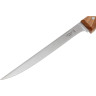 Нож филейный OPINEL №121, деревянная рукоять, нержавеющая сталь, 001821