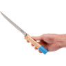 Нож филейный OPINEL №121, деревянная рукоять, нержавеющая сталь, 002128