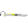 Нож OPINEL №8 FLUO YELLOW, желтый 002320