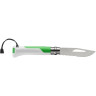 Нож OPINEL FLUO GREEN зеленый №8 002319