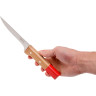 Нож разделочный OPINEL №122, деревянная рукоять, нержавеющая сталь, 002129