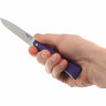 Нож столовый OPINEL №125, нержавеющая сталь, пурпурный, 001587