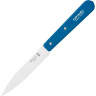 Нож столовый Opinel №112, деревянная рукоять, блистер, нержавеющая сталь, синий 003206
