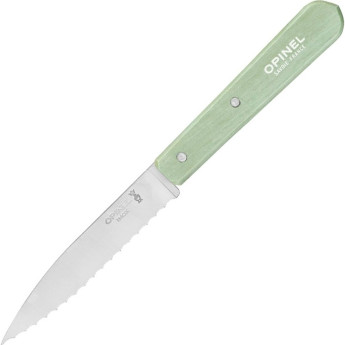 Нож столовый Opinel №113, деревянная рукоять, блистер, нержавеющая сталь, шалфейный