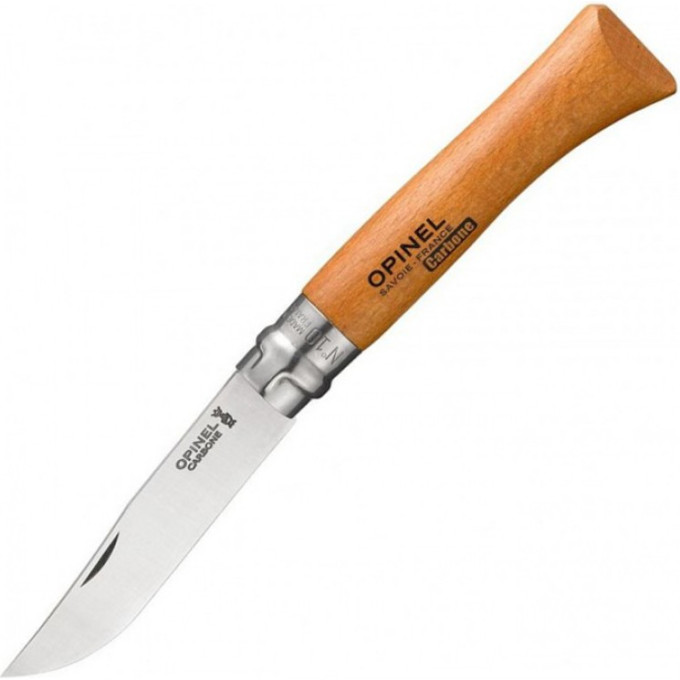 Нож OPINEL №12, углеродистая сталь, рукоять из дерева бука 113120