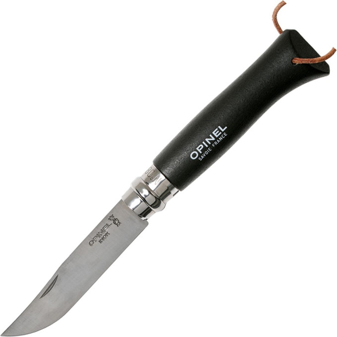 Нож OPINEL №8 TREKKING, нержавеющая сталь, черный 002211