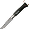 Нож OPINEL №8 TREKKING, нержавеющая сталь, черный 002211