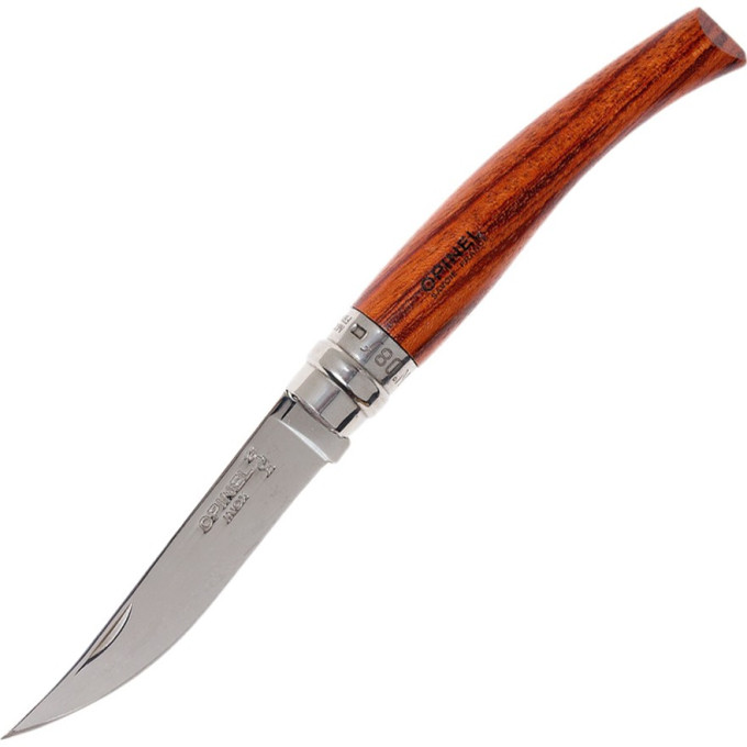 Нож филейный OPINEL №8, нержавеющая сталь, рукоять бубинга 000015